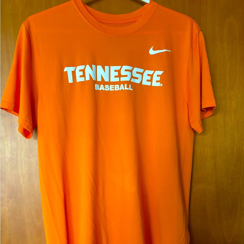 NIKE Tennessee Baseball Orange Dry-Fit T-Shirt